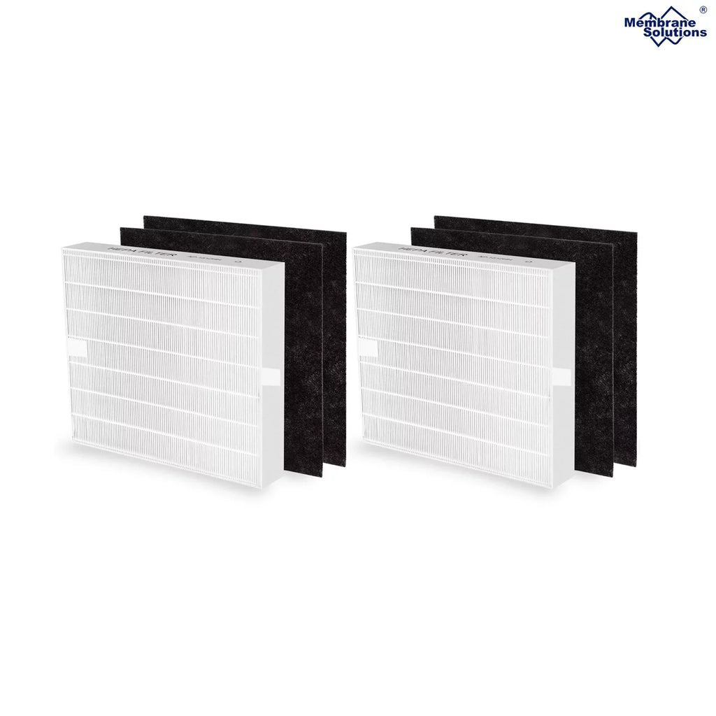 Membrane Solutions AP-1512HH Filter; Part# 3304899; Compatible with Coway Air Purifiers with Carbon Pre Filters; 2 Pack