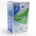 4 Pack; Nicorette Gum 2mg ICY MINT (Total 420) Quit Smoking Aid