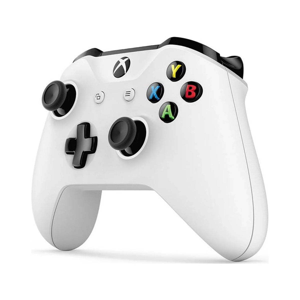 Microsoft Xbox One S 500GB with 2 Controller; 4K Ultra HD White with BOLT AXTION Cleaning Kit Headset Bundle Like New
