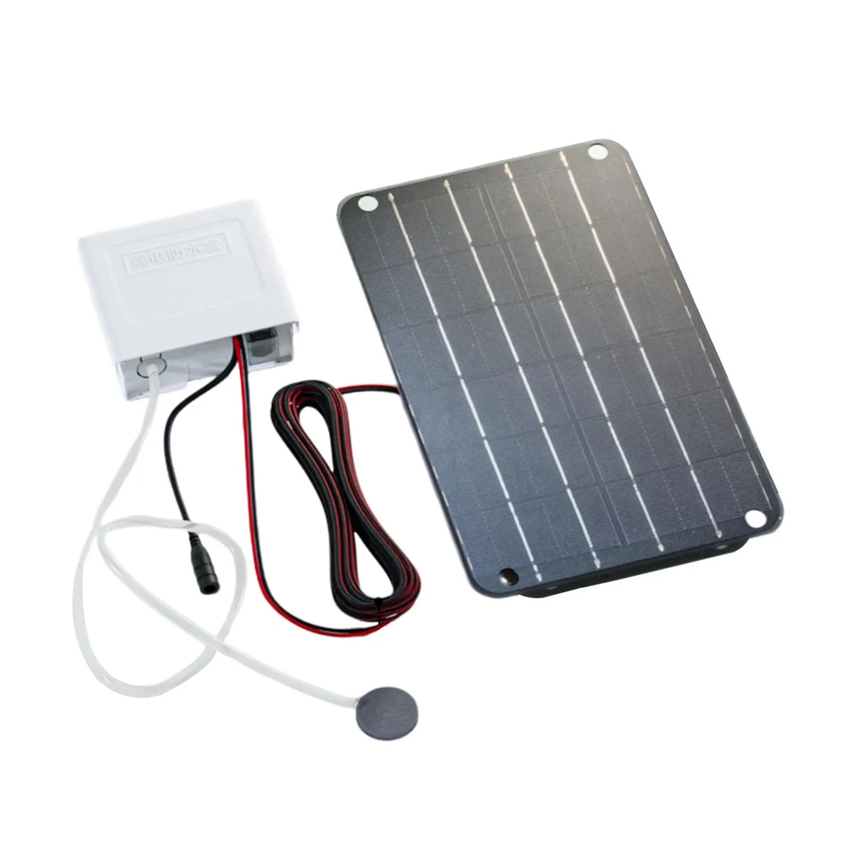 koolsoo Solar Air Pump;Aquarium Air Pump Oxygenator Silent Eco Friendly;6V Solar Pond Aerator Solar Powered Pond Pump for Hydroponics