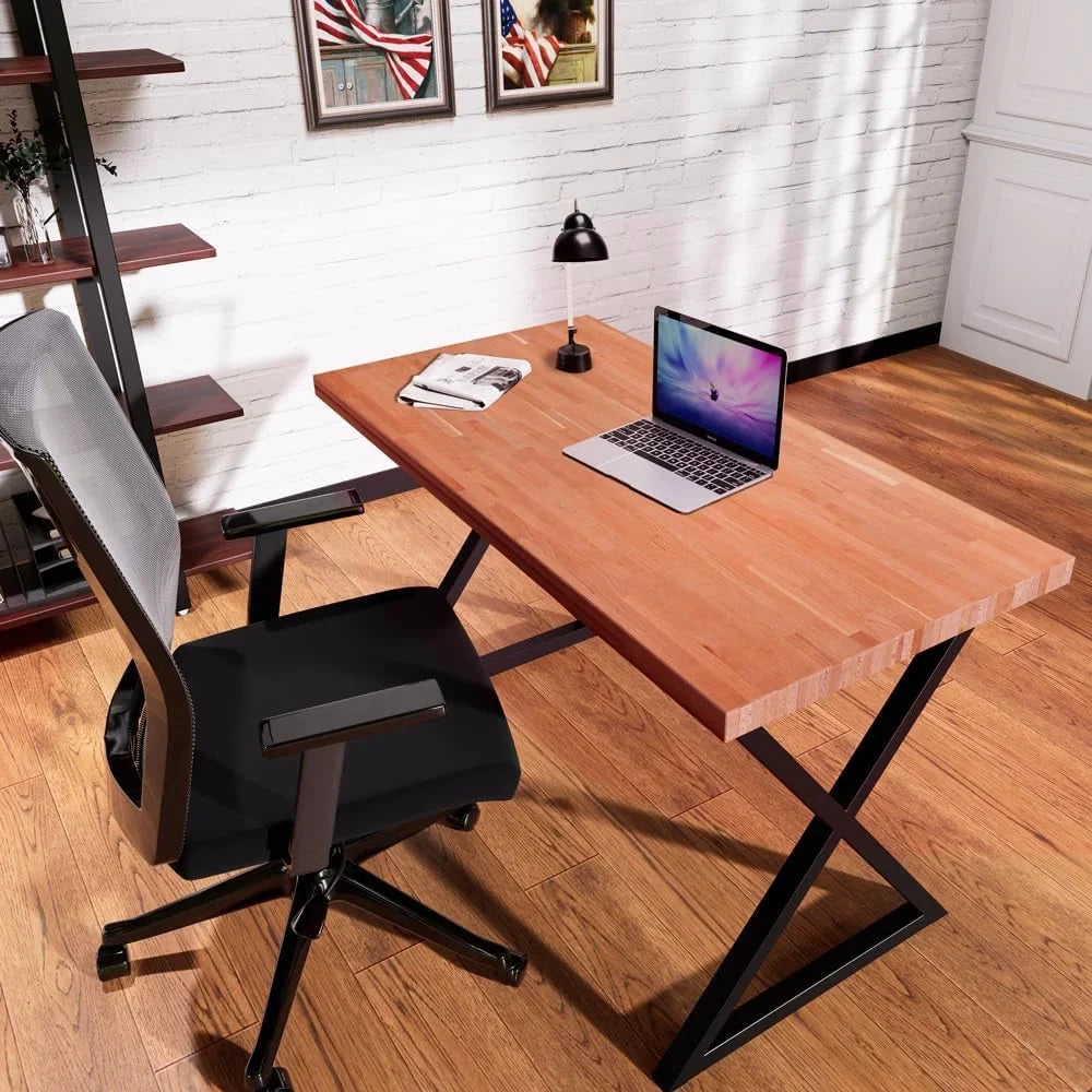 Butcher Block Counter Top; Grown Cherry Solid Hardwood Countertop; Wood Slabs For Kitchen; Reversible; Both Side Polished; Prefinished With Food-Safe Oil; 1.5" Thickness; 18" L X 25" W
