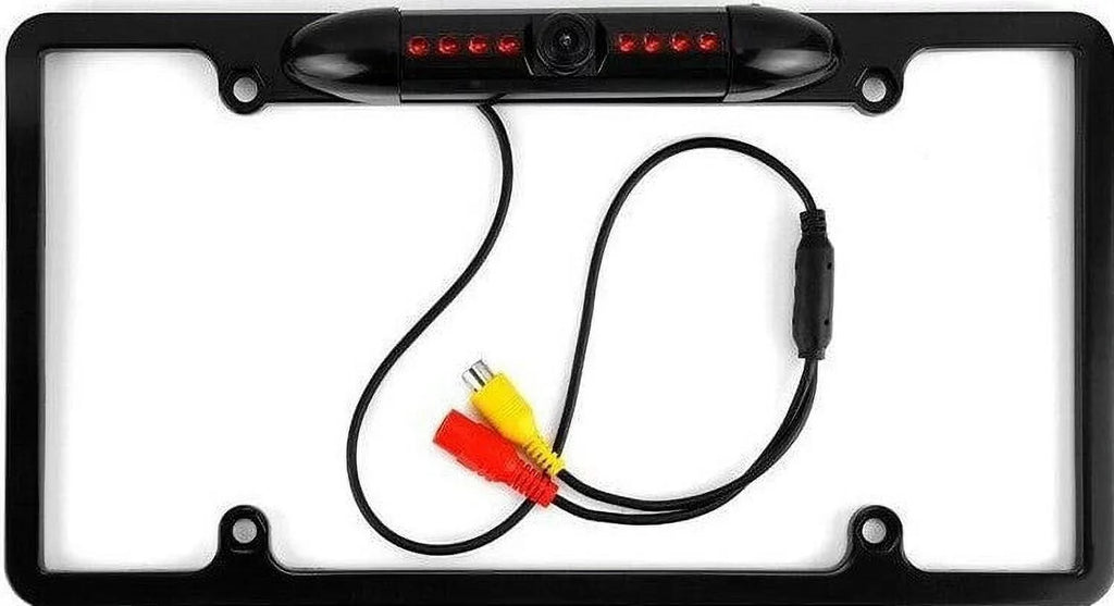 Backup Camera Rearview License Plate Liquidproof for Kenwood DDX-512 DDX512 Black