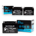 3-Pack UpStart Battery Replacement for 2002 Bombardier (Can-Am) DS90; DS90F; Quest 90CC Factory Activated; Maintenance Free; ATV Battery - 12V; 3Ah; UB-YTX4L-BS