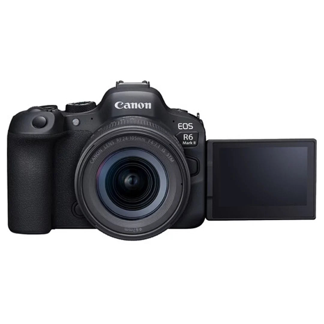 Canon EOS R6 Mark II Mirrorless Camera with RF 24-105mm Lens + SanDisk 128GB Memory Card + Case + LED Flash+ ZeeTech Accessory Bundle