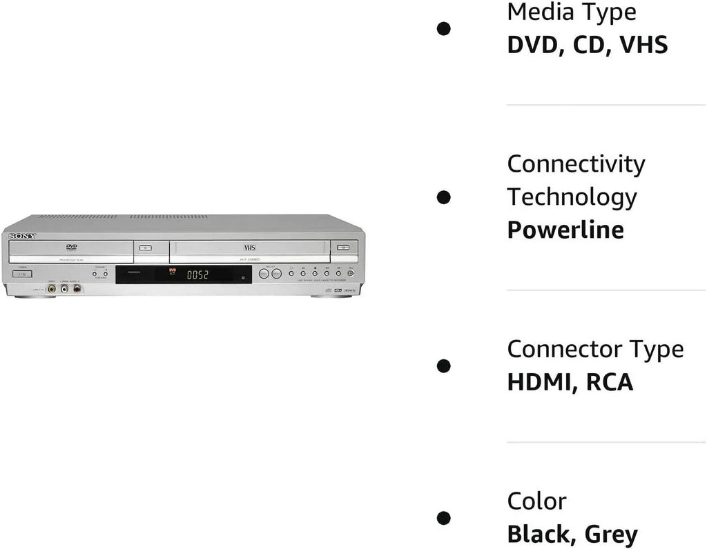 Restored Sony VHS/DVD Combo Player (Refurbished)