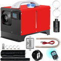 VEVOR Diesel Air Heater; 5KW 12V Parking Heater; Mini Truck Heater; Single Outlet Hole; with Black LCD; Remote Control; Fast Heating Diesel Heater; For RV Truck; Boat; Bus; Car Trailer; Motorhomes