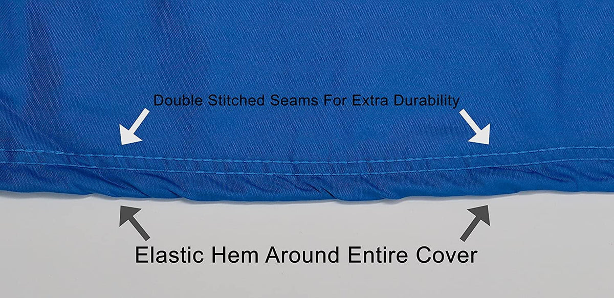 Weatherproof Jet Ski Covers for Yamaha EXR 2021 - Silver - High Sun Protection - All Weather - Trailerable - Protects from Rain; Sun; UV Rays; and More! Includes Trailer Straps and Storage Bag