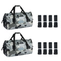 Suzicca Motorcycle PVC Fluidproof Reflective Luggage Bag Motorcycle Duffel Bag Luggage for Skiing Travel Boating Hiking Camping