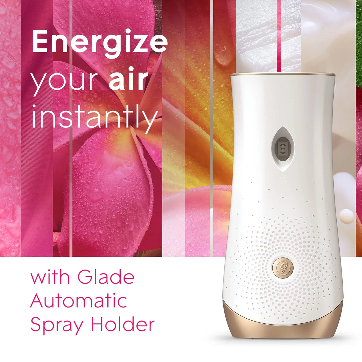 Glade Automatic Spray Refill; Air Freshener For Home And Bathroom; Tropical Blossoms; 6.2 Oz; 3 Count