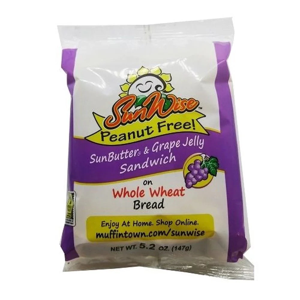 SunWise Sunbutter Grape Sandwich; 5.2 Ounce -- 48 per case