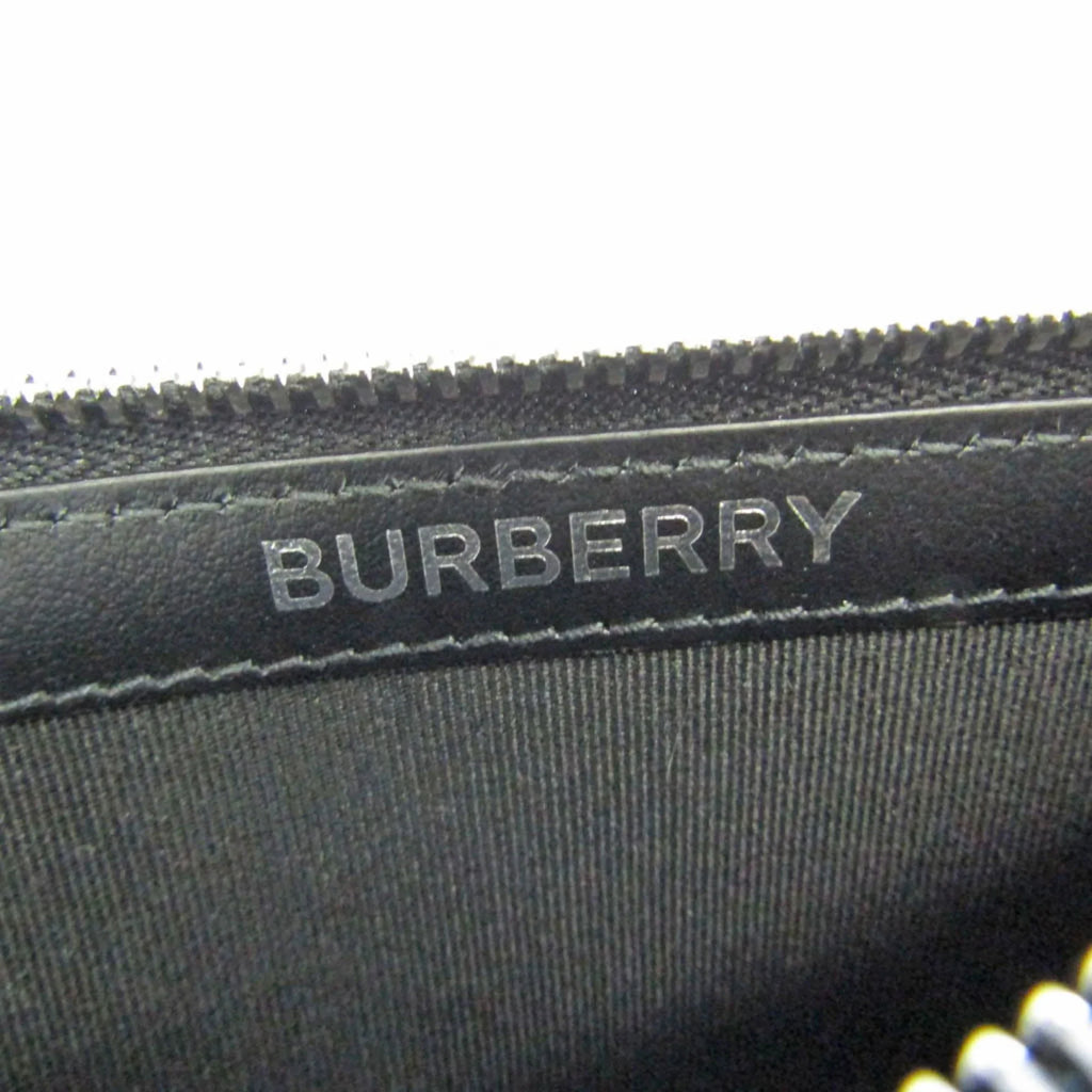 Burberry Coin Case 8051832 Leather Card Case Black (Good)