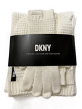DKNY Women's 3 Pc Winter Set; Ivory; O/S