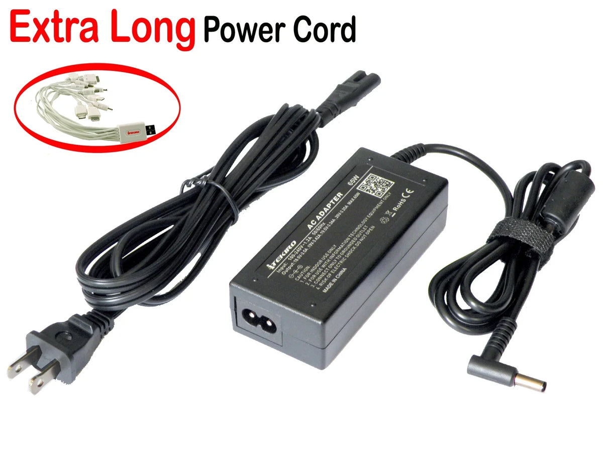 iTEKIRO 65W AC Adapter for Inspiron 15 3555; i3555; 15 3558; i3558; 15 3565; i3565; 15 3573; i3573; 15 3593; i3593; 15 5551; i5551; 15 3580