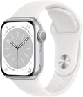Restored Apple Watch Gen 8 Series 8 41mm Silver Aluminum - White Sport Band MP6L3LL/A (Refurbished)