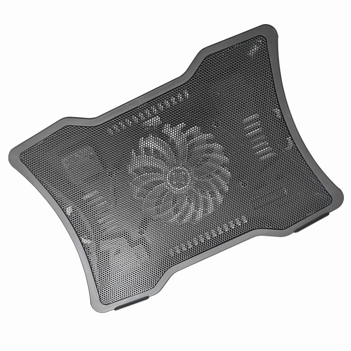 Carevas Portable Computer Cooler Computer Cooling Base Single Fan Design Low Noise Two USB Ports Support Computers Below 14 inch