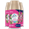 Glade Automatic Spray Refill; Air Freshener For Home And Bathroom; Tropical Blossoms; 6.2 Oz; 3 Count
