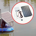 koolsoo Solar Air Pump;Aquarium Air Pump Oxygenator Silent Eco Friendly;6V Solar Pond Aerator Solar Powered Pond Pump for Hydroponics