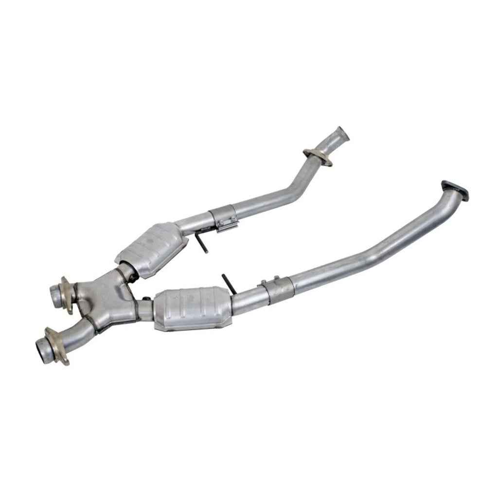 BBK 96-98 Mustang 4.6 GT High Flow X With Catalytic Converters - 2-1/2 Fits select: 1996-1998 FORD MUSTANG