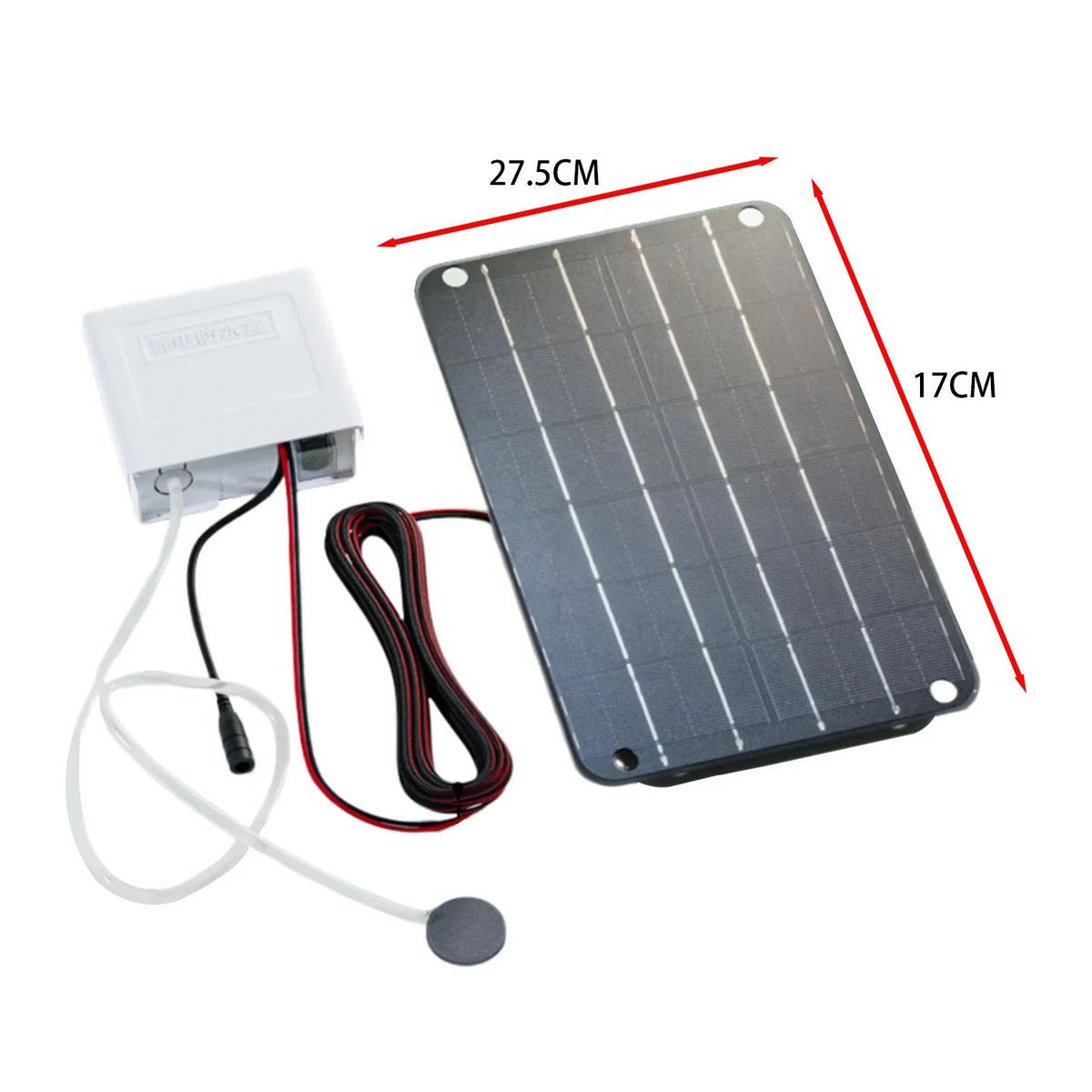 Colaxi Solar Air Pump;Aquarium Air Pump Oxygenator Silent Eco Friendly;6V Solar Pond Aerator Solar Powered Pond Pump for Hydroponics