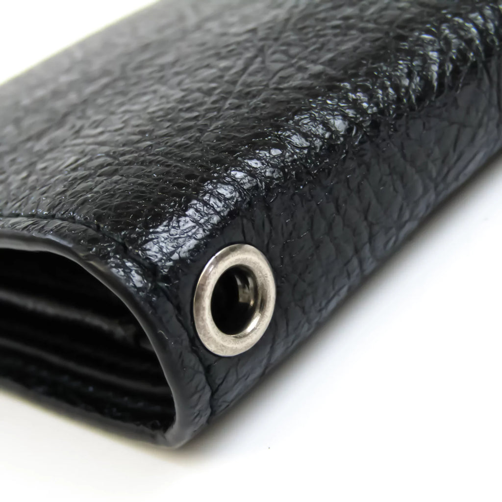 Balenciaga 504934 Unisex Leather Wallet (bi-fold) Black (Good)