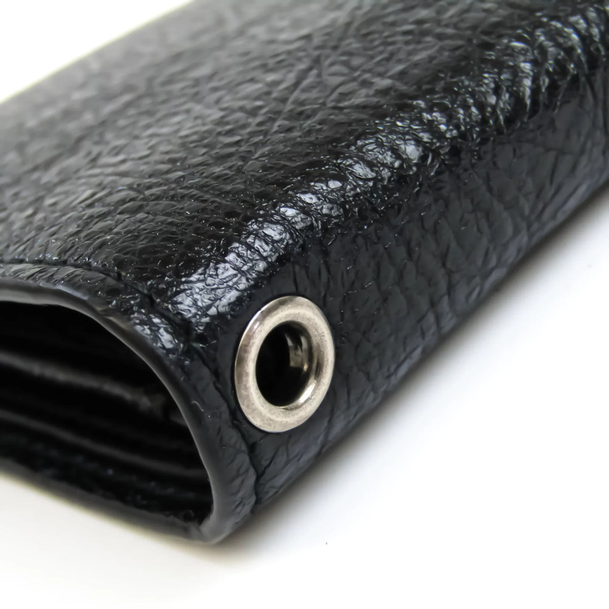 Balenciaga 504934 Unisex Leather Wallet (bi-fold) Black (Good)
