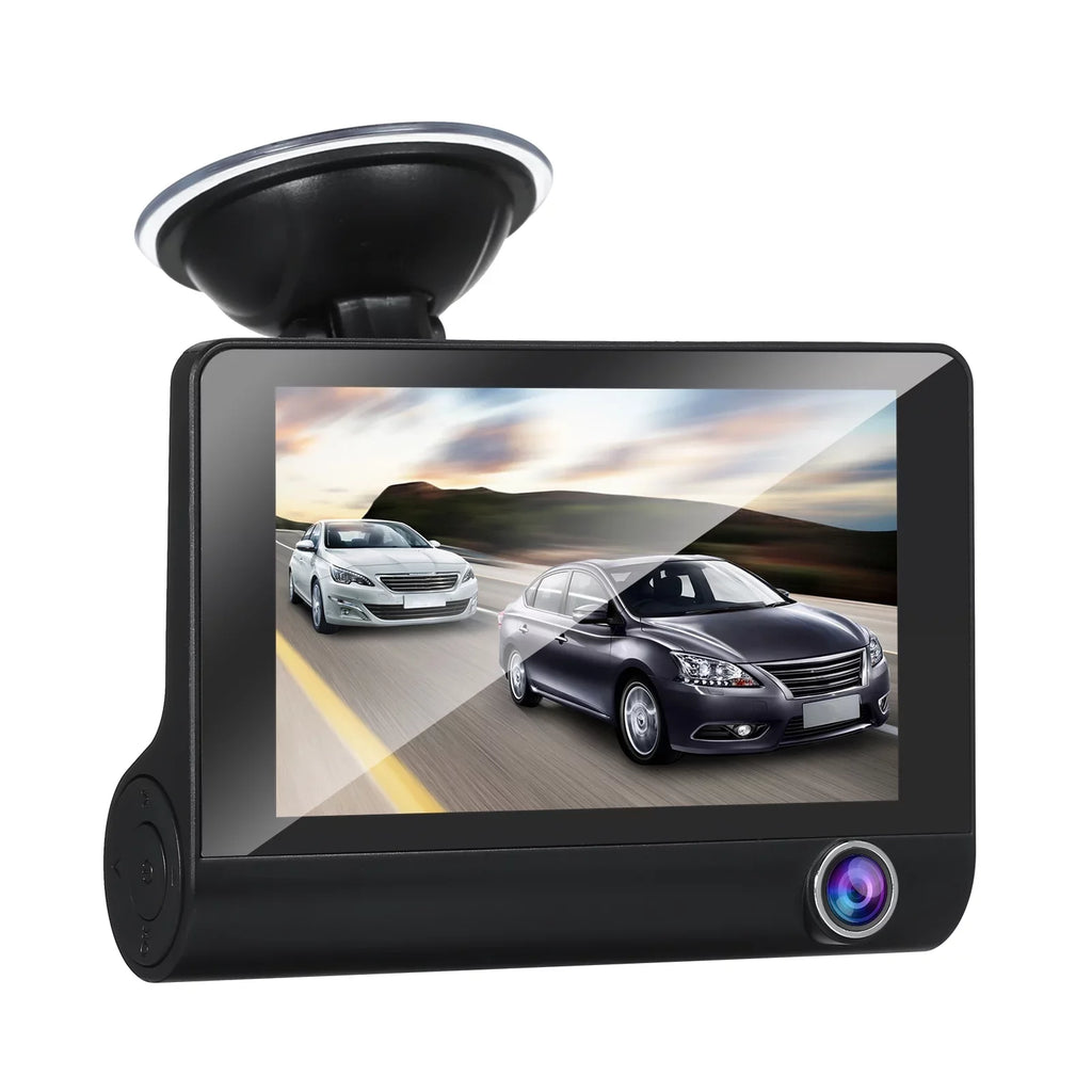 Apexeon Dash Cam， 1080P Full HD Front and Rear Dual Camera; 4 cm IPS Screen; Wide Angle Vision; Loop Recording， Stay Protected on the Road!