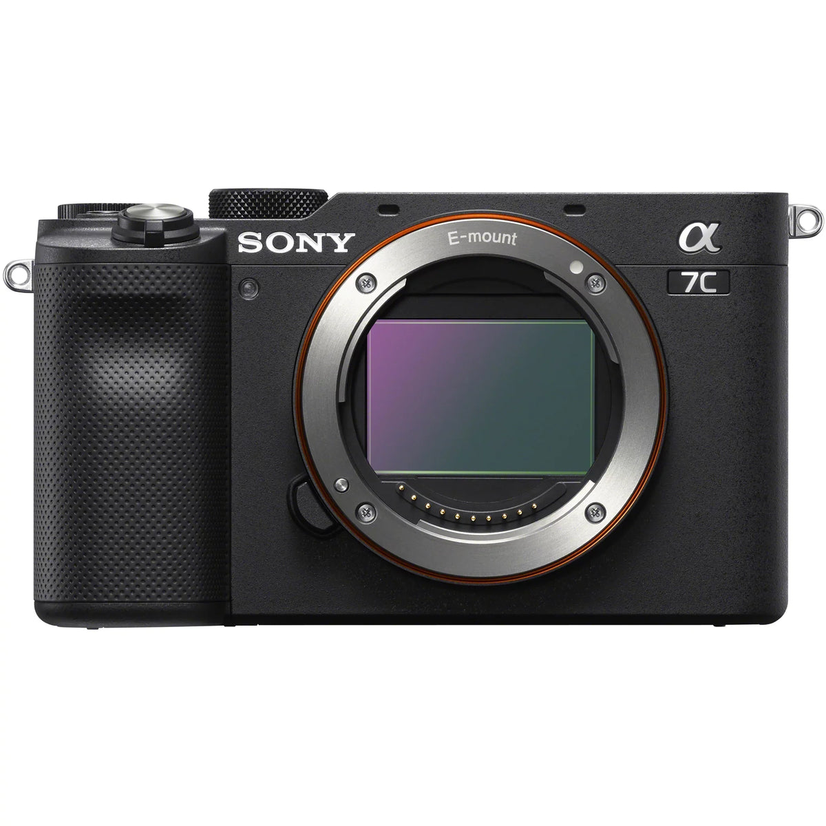Sony a7C Mirrorless Full Frame Camera Body with Sony FE 24mm F2.8 G Compact Lens SEL24F28G Black ILCE7C/B Bundle with Deco Gear Photography Backpack Case + Microphone + LED + Monopod and Accessories