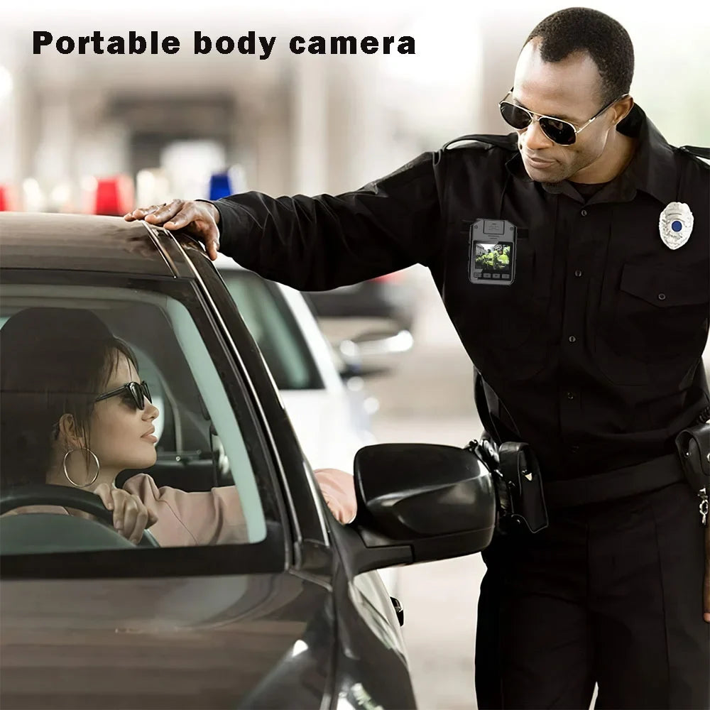 RONY 1440P Mini Body Camera - 128GB Wearable Police Body Camcorder with Night Vision - Fluidproof Body Cam with Audio and Video Recording for Law Enforcement Security Guard Home