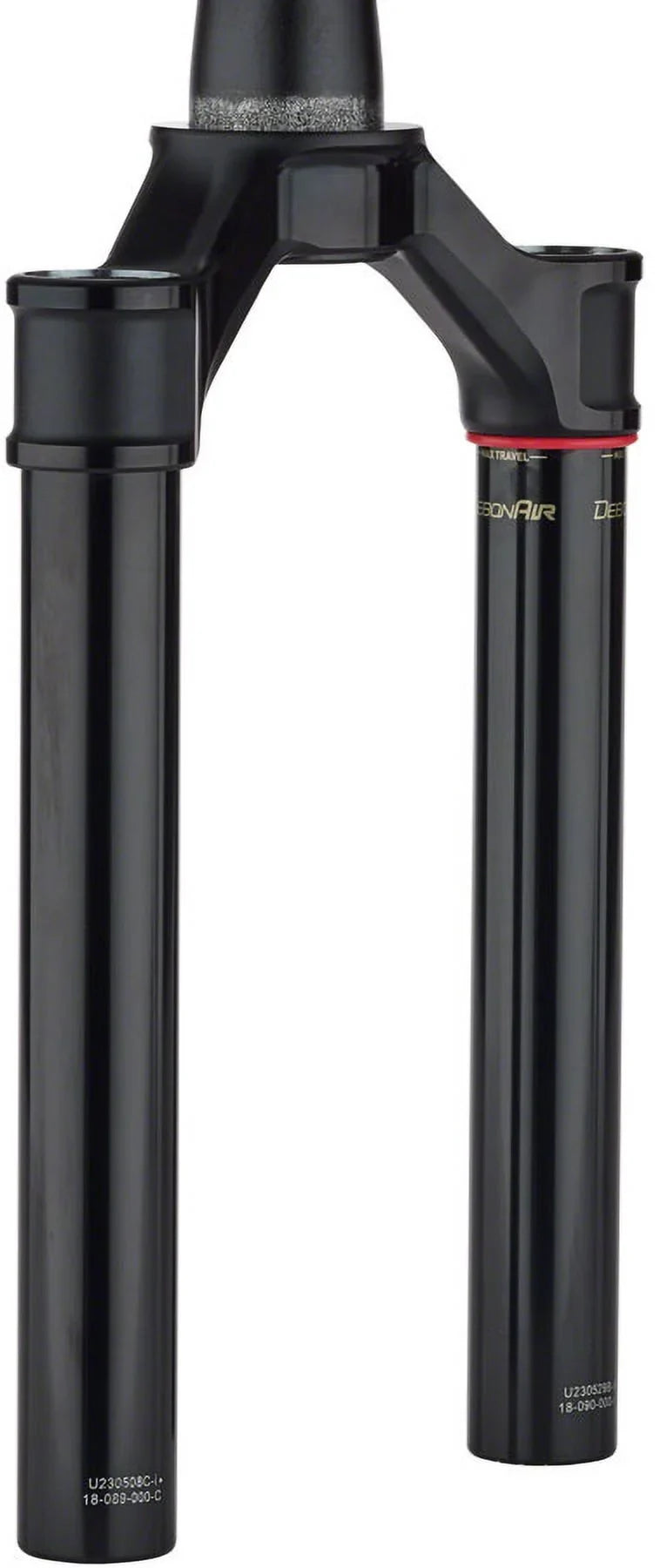 RockShox Crown/Steerer/Uppertube - Debonair 29 Boost 44 Offset Aluminum Taper Black Ano SID SL Ultimate; 32mm; 100-110mm