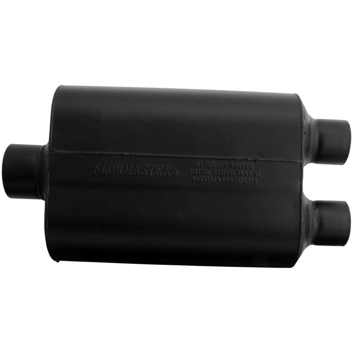 Flowmaster 9530452 Super 40 Muffler - 3.00 Center In / 2.50 Dual Out - Aggressive Sound Fits select: 1988-1993 CHEVROLET GMT-400; 1989-1993 GMC SIERRA