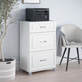 Systembuild Evolution Kendall 24" 3 Drawer Base Garage Storage Cabinet; White