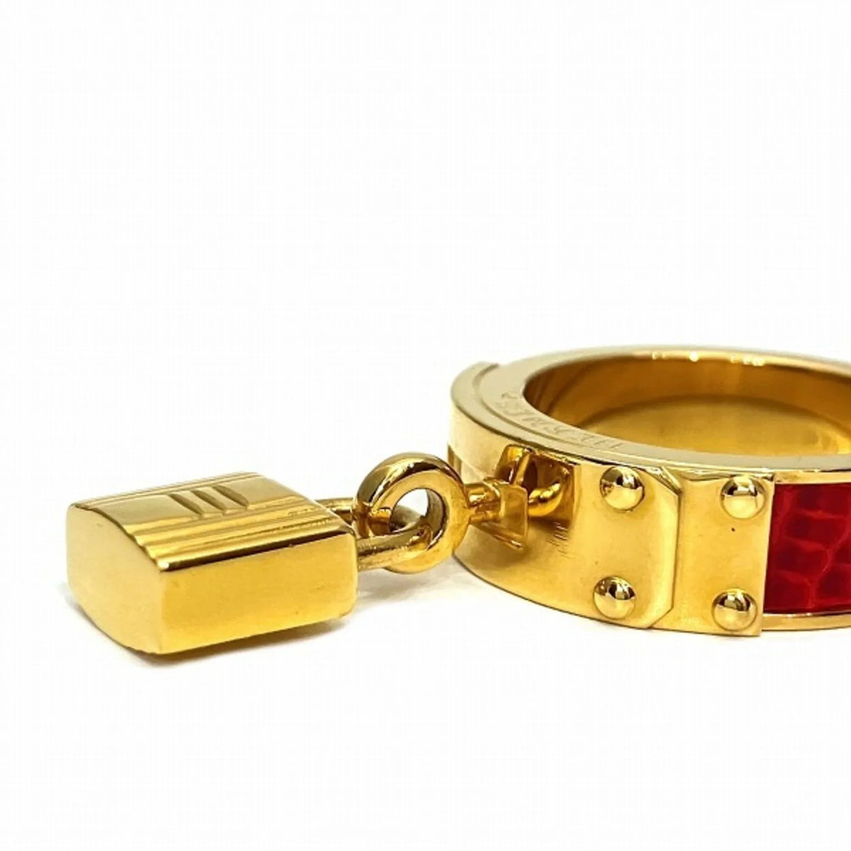 Hermes Kelly Cadena Motif Scarf Ring Brand Accessories Ladies (Good)