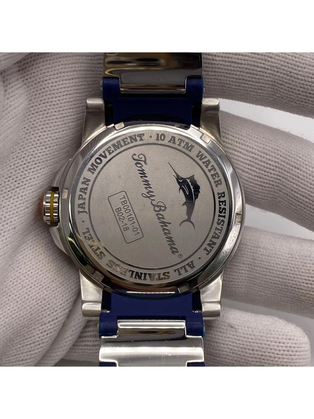 Tommy Bahama Steel Quartz Mens Watch TB00101-01 (Good)