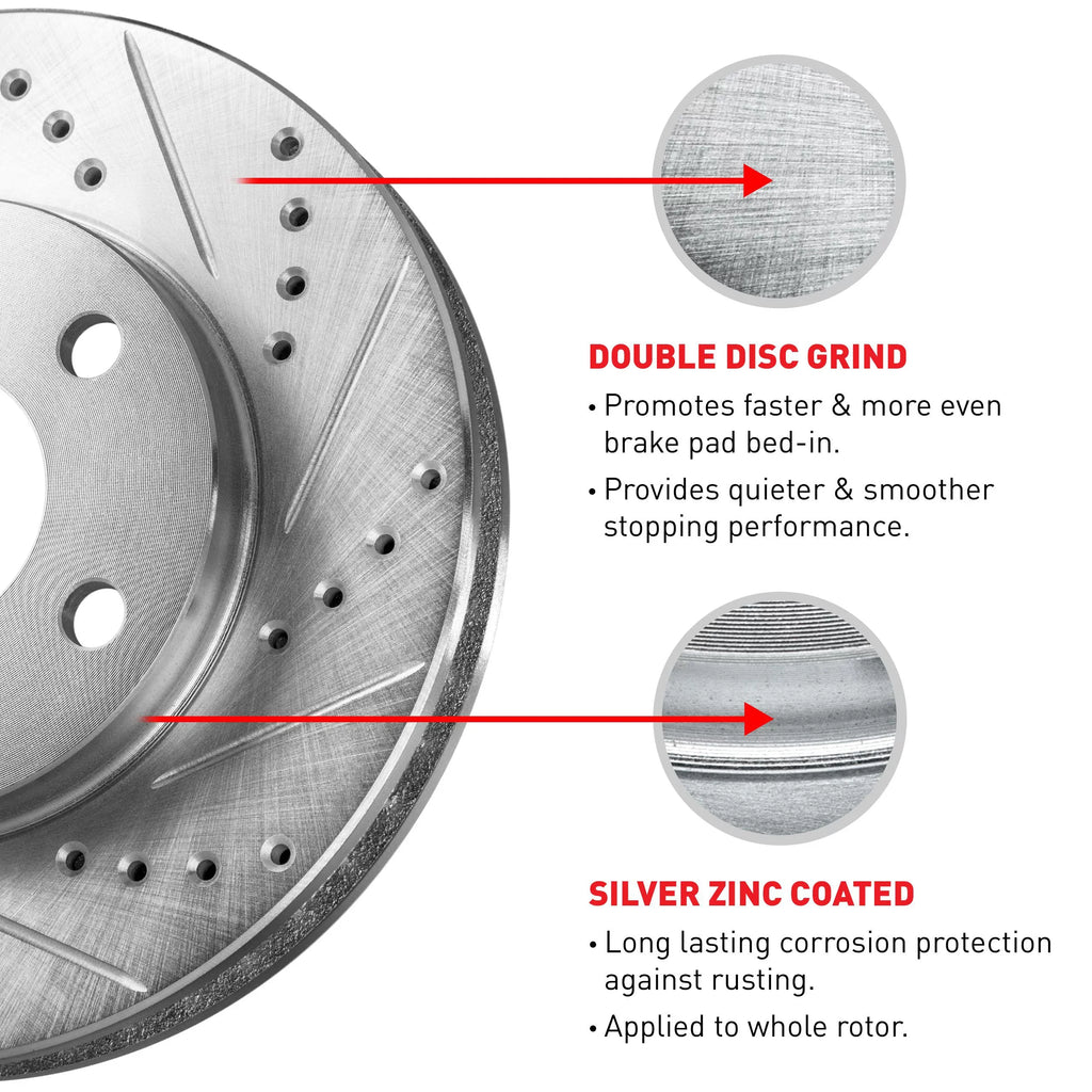 R1 Concepts Wgpn1 72054 R1 Concepts Brake Rotor D/S Silver Fits select: 2013-2022 MITSUBISHI OUTLANDER SPORT; 2020-2022 MITSUBISHI OUTLANDER