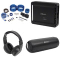 Polk Audio PAD2000.2 2-Channel 500w Amplifier+Wires+Bluetooth Speaker+Headphones