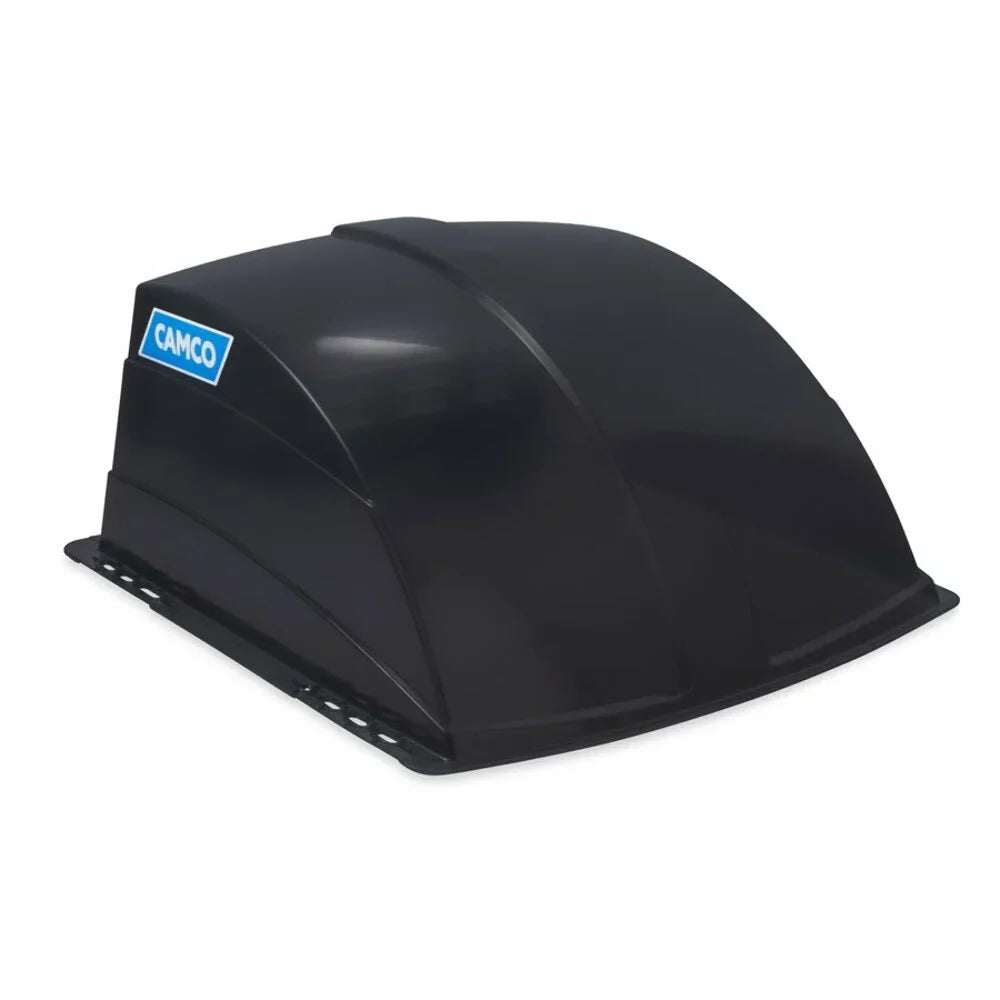 Camco Camper/RV Roof Vent Cover | Features High Flow Ventilation with an Aerodynamic Design; Heavy-Duty UV Stabilized Resin Construction; and Easy Installation | Smoke Grey (40453)