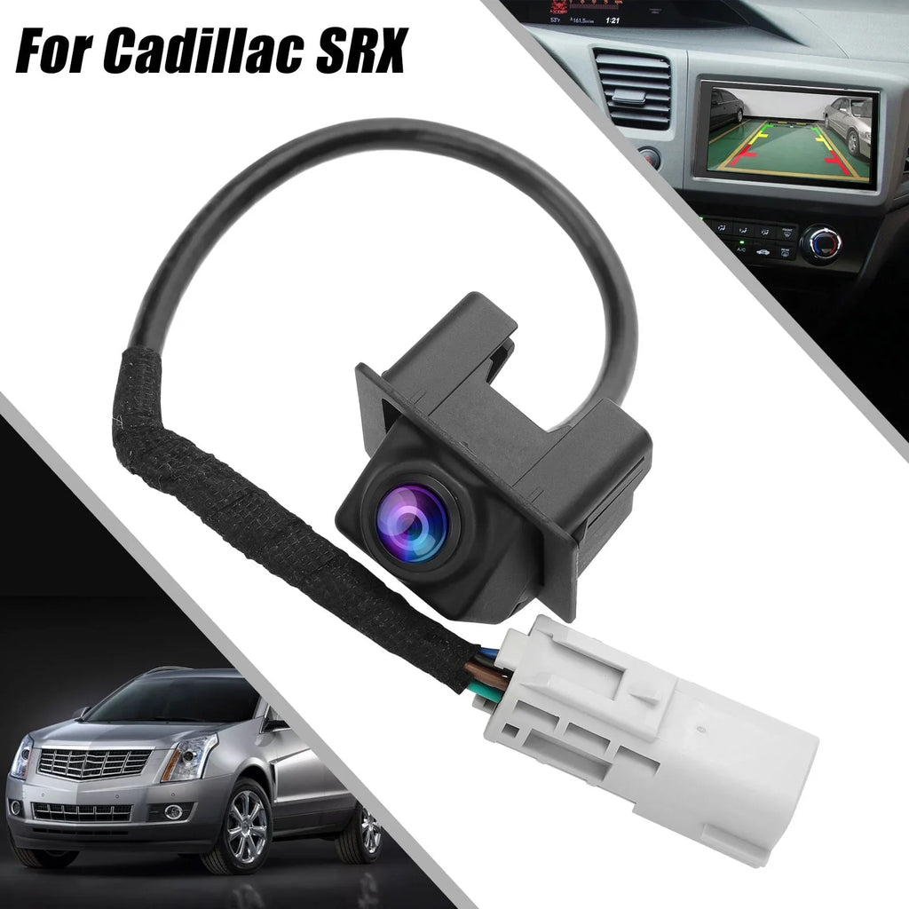 Rear View Backup Camera for Cadillac SRX; TSV Back Up Parking Assist Cam 23205689; 22915398; 15926122; 20910350 Replacement for 2010 2011 2012 2013 2014 2015 2016 Cadillac SRX