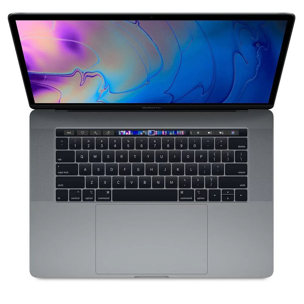 Apple Macbook Pro 15.4-inch (Retina; Space Gray; Touch Bar) 2.9Ghz 6-Core i9 (Mid 2018) MR942LL/A 64GB HDD 16GB Memory 2880x1800 Display Mac OS Sierra Power Adapter Included (Good)
