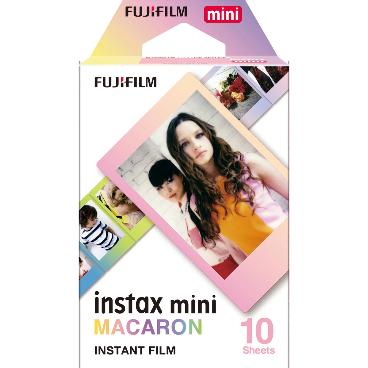 Fujifilm Instax Mini 11 Ice White Instant Camera Plus Matching Case; Photo Album and Fujifilm Character 10 Films (Macaron)