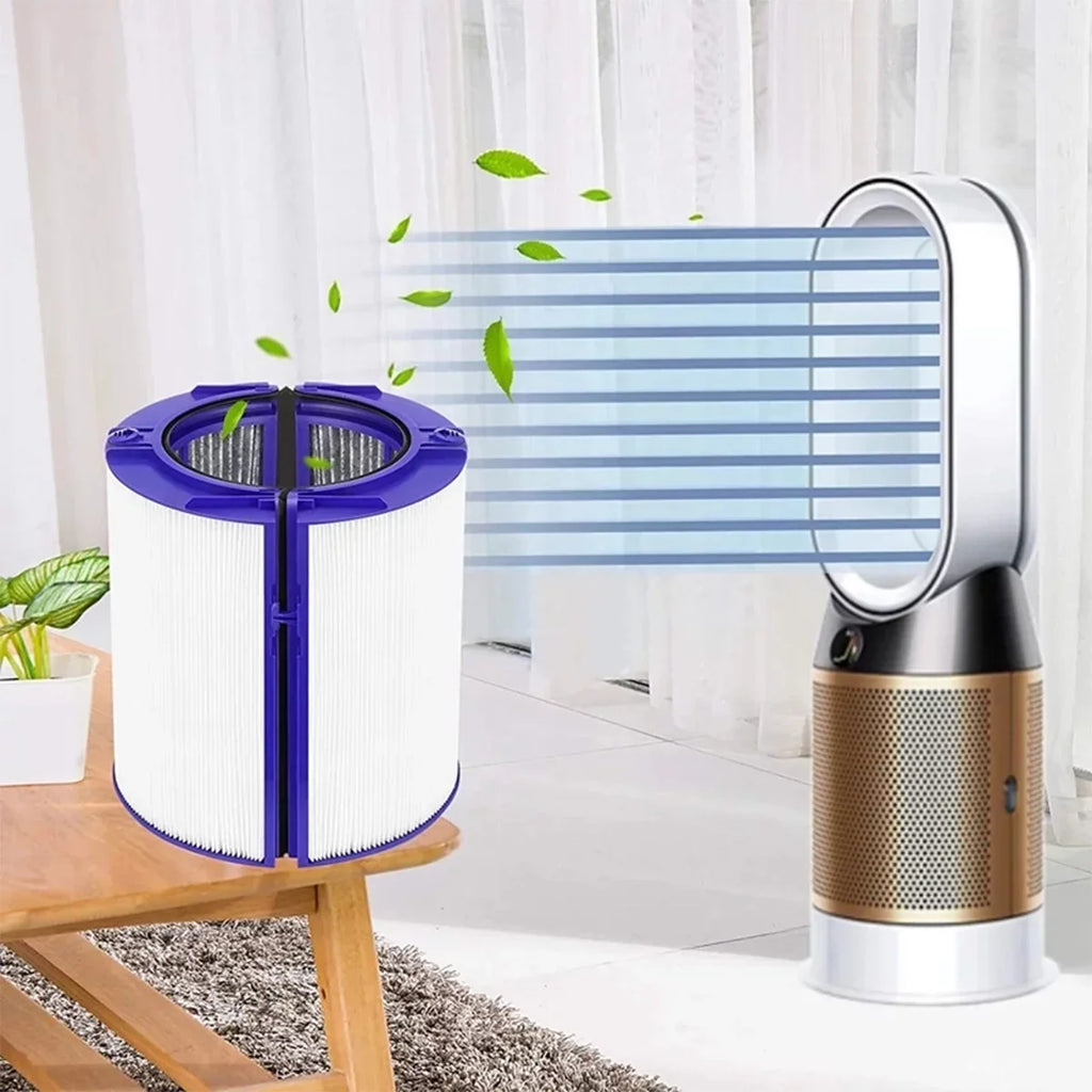 Air Purifier Filter Replacement for Pure Cool Purifying Fan TP04 HP04 DP04; 2-in-1 360° True HEPA and Activated Carbon Filter
