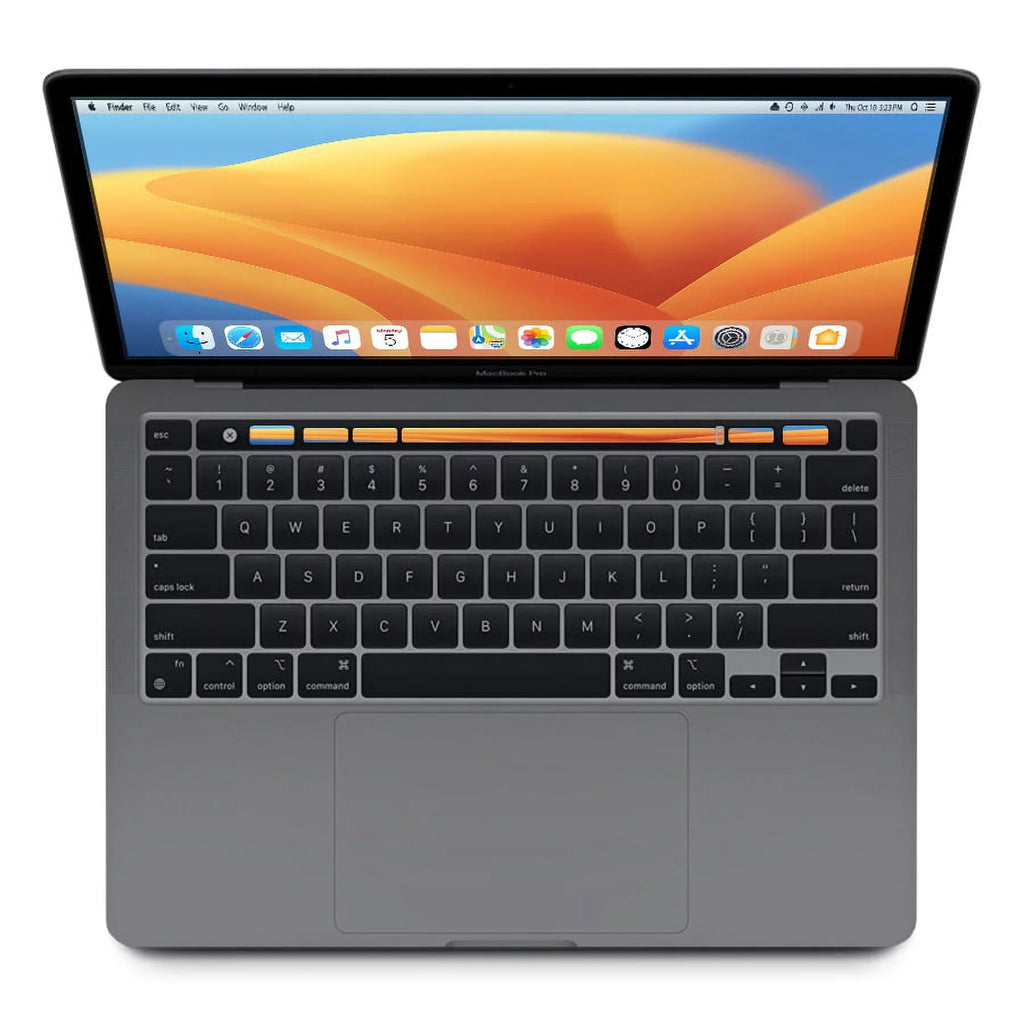 Apple Macbook Pro 13.3-inch (Retina; Space Gray; Touch Bar) 2.7Ghz Quad Core i7 (Mid 2018) MR9Q2LL/A 256GB HDD 8GB Memory 2560x1600 Display Mac OS Sierra Power Adapter Included (Good)