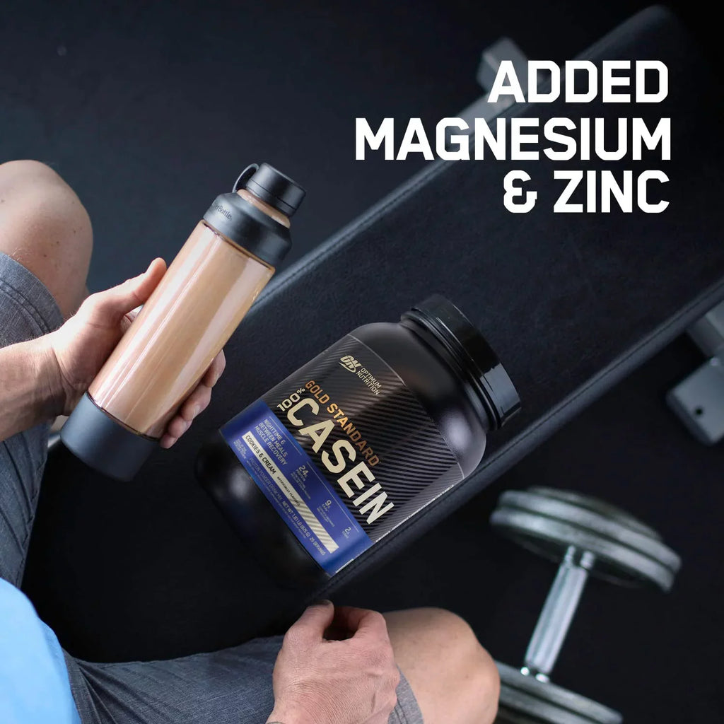 Optimum Nutrition; Gold Standard 100% Casein; 24g Protein Powder; Chocolate Peanut Butter; 1.87 lb