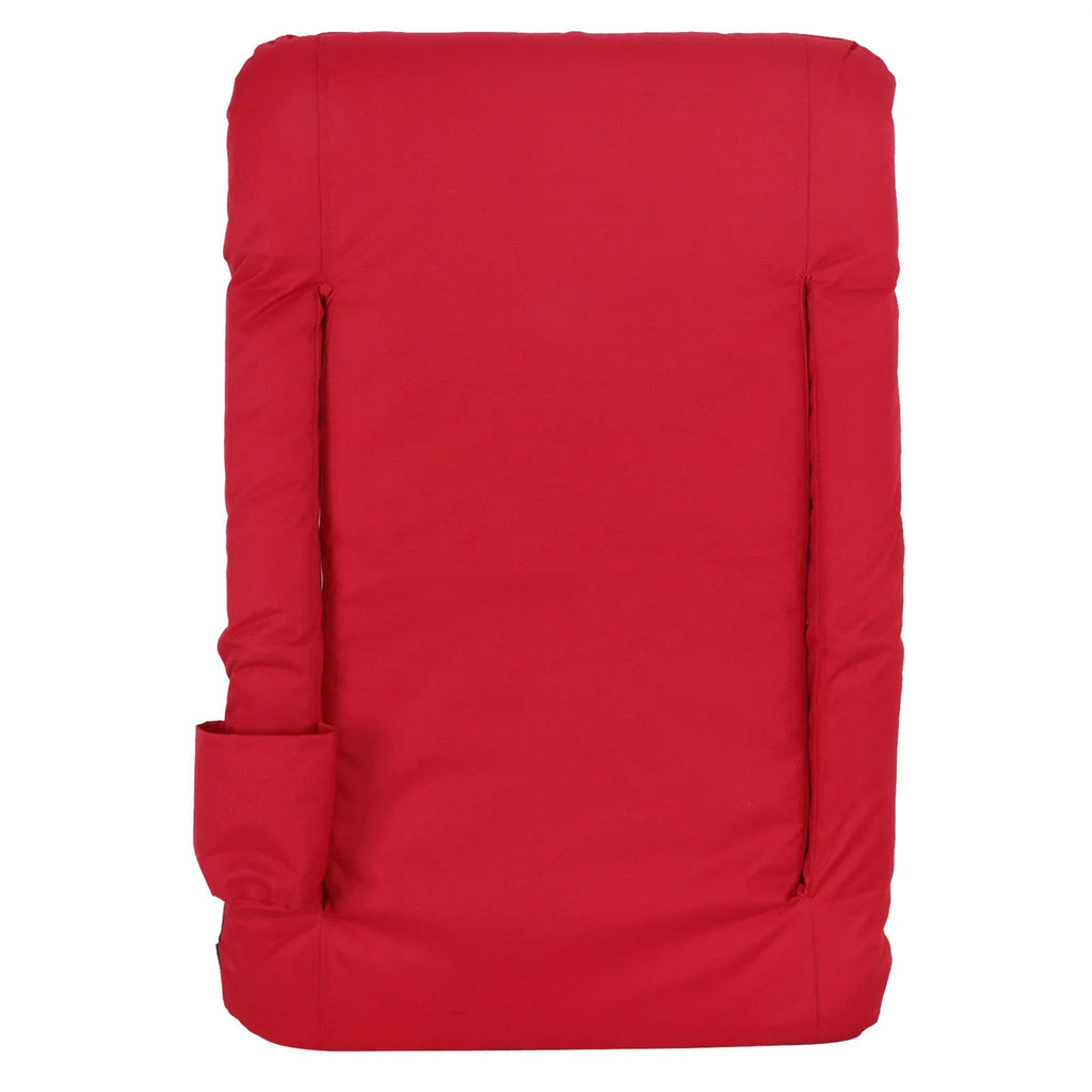 ZENSTYLE -resistant Stadium Seat with Cup Holder 7 Tiltable Positions - Red