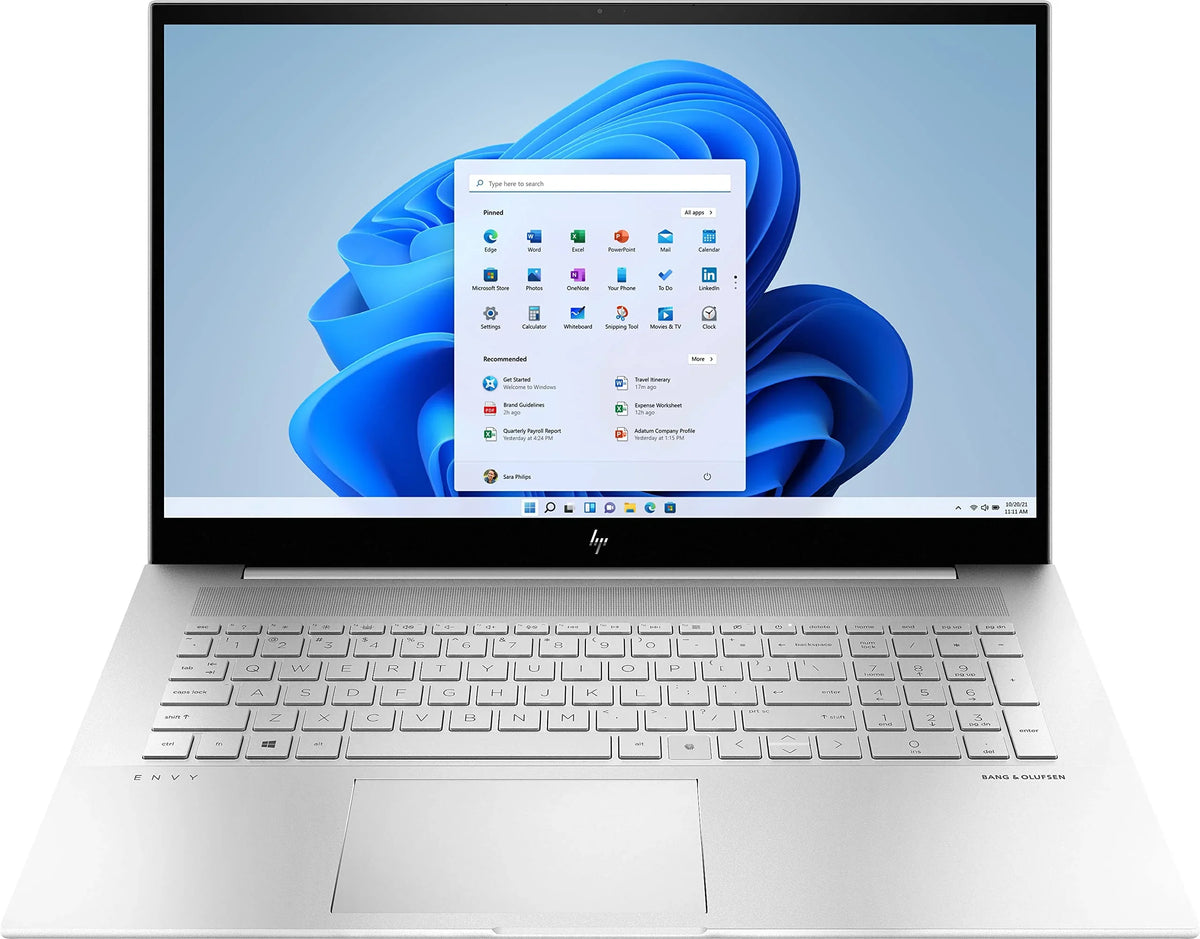 2022 HP Envy Computer 17.3" FHD IPS Touchscreen 10-Core 12th i7-1255U Iris Xe Graphics 24GB DDR4 1TB Storage Thunderbolt 4 Wi-Fi 6E Backlit Keyboard w/ FP Reader Windows 11 w/ RATZK 32GB USB