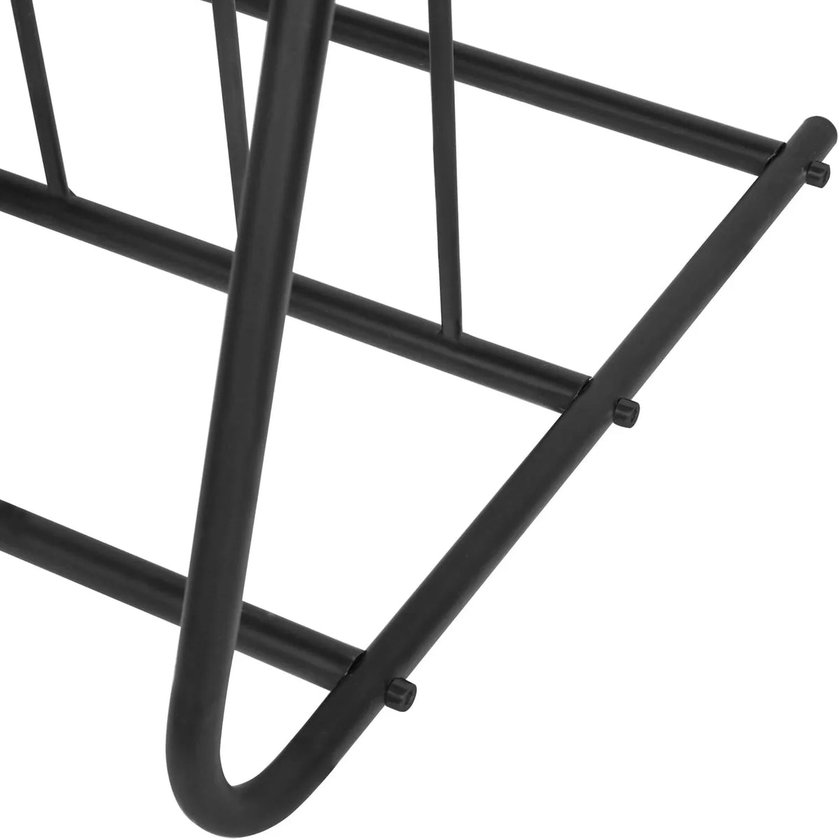 YGDU 6-Bicylce Capacity Steel Double-Sided Bike Rack Stand/Grid Bicycle Parking Storage Holder; Black