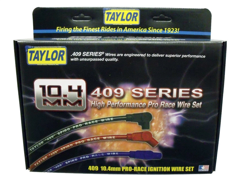 Taylor Cable 79261 409 Spiro Pro 10.4Mm Ignition Wire Set Fits Camaro Fits/For Fits select: 2015-2018 CHEVROLET SILVERADO K1500 LT; 2014 CHEVROLET SILVERADO K1500