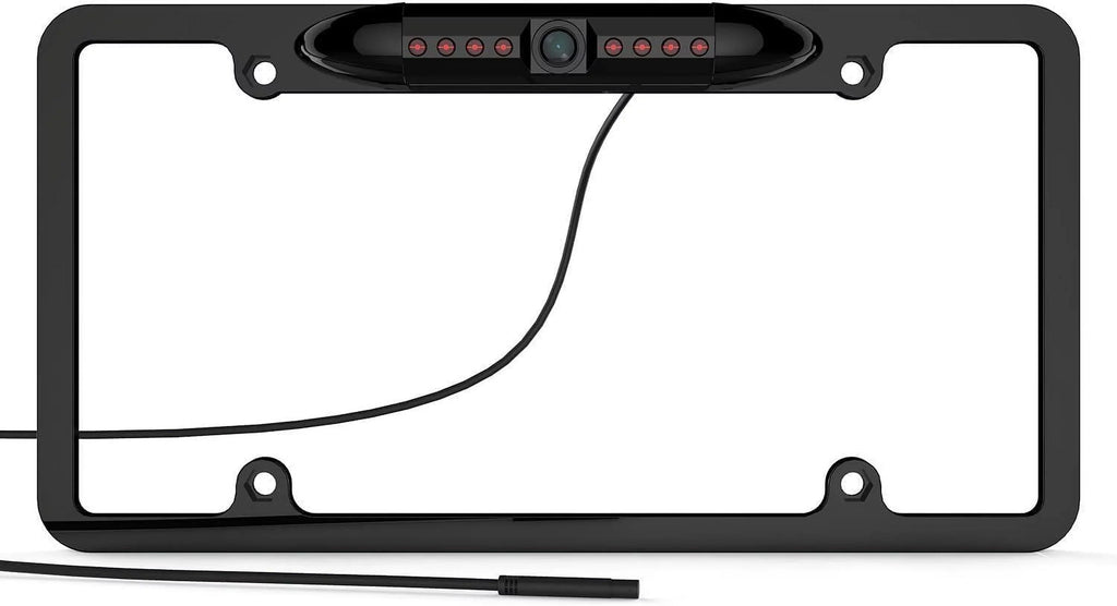 CAM108 Backup Camera License Plate HD Night Vision Rear View 170° Angle Liquidproof Compatible with Pioneer Car Radio DMH-100BT DMH-WT8600NEX DMH-160BT DMH1770NEX AVH-120BT AVH-210EX AVH-2550NEX