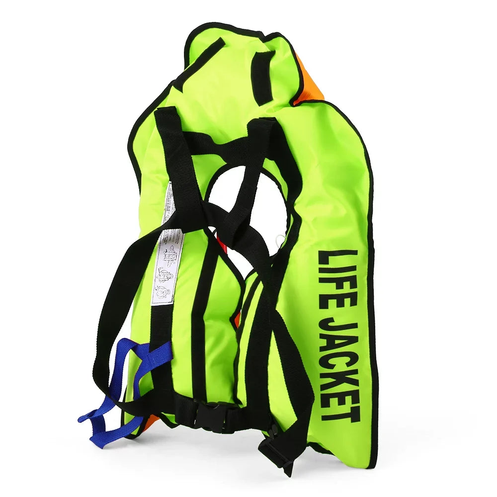Manual Inflatable Adult Sports Swiming Fishing Survival Jacket