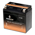 Chrome Battery Ytx14-bs (14-bs 12 Volts;12 Ah; 200 Cca) Sealed AGM Motorcycle Battery for Honda 1100cc Vt1100c; C3; T Shadow (spirit; Aero; A. C. E. Tourer) 2004