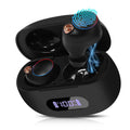 UrbanX True Wireless Bluetooth Earbuds + Charging Case; Black; Dual Connect; IPX5 Resistance; Bluetooth 5.2 Connection; Balanced; Bass Boost Compatible with Lenovo K10 Note